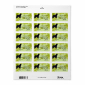 Newfoundland - Groene bladeren Design Etiket (Full Sheet)