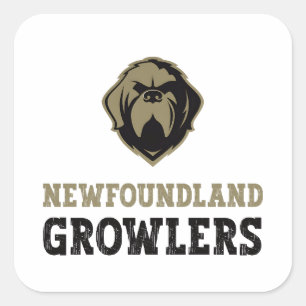 Newfoundland Growlers - De Newfoundland Growler Vierkante Sticker