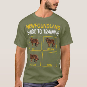 Newfoundland Guide to training Dog Obedience T-shirt