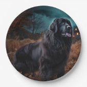 Newfoundland Halloween Scary Papieren Bordje (Voorkant)