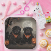 Newfoundland Halloween Spooky Papieren Bordje (Feest)