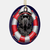 Newfoundland Het schipper Ornament (Rechts)