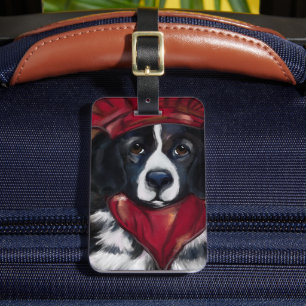 Newfoundland-hond bagagelabel