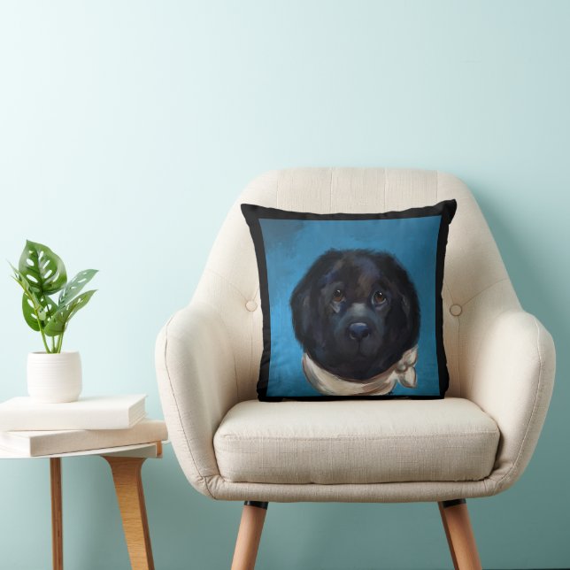 Newfoundland-hond Kussen (Stoel)