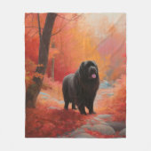 Newfoundland in Herfst laat Herfst inspireren Fleece Deken (Voorkant)