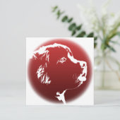 Newfoundland Invitalized Dog Kaart (Staand voorkant)