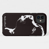 Newfoundland iPhone 5 Hoesje Newfoundland Pup (Achterkant (horizontaal))