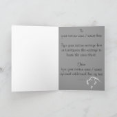 Newfoundland Kaart Custom Newfoundland Dog Kaart (Binnen)