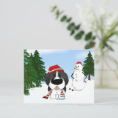 Newfoundland Kerst Feestdagenkaart (Staand voorkant)