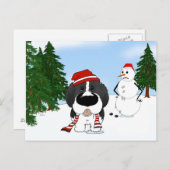 Newfoundland Kerst Feestdagenkaart (Voorkant / Achterkant)