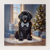 Newfoundland Kerst Legpuzzel (Verticaal)