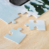 Newfoundland Kerst Legpuzzel (Zijkant)