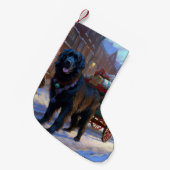 Newfoundland Kerstfeest Periode Kleine Kerstsok (Voorkant (Hangend))