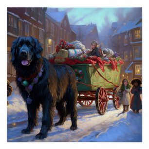 Newfoundland Kerstfeest Periode Perfect Poster