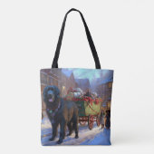 Newfoundland Kerstfeest Seizoen Draagtas (Achterkant)