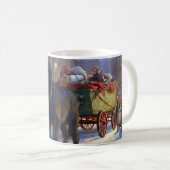 Newfoundland Kerstfeest Seizoen Koffiemok (Voorkant rechts)