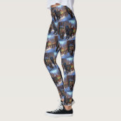 Newfoundland Kerstfeest Seizoen Leggings (Links)
