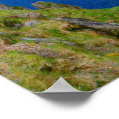 Newfoundland-kustlijn Poster (Hoek)