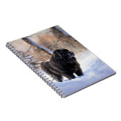 Newfoundland laat het sneeuwen Kerstmis Notitieboek (Rechterzijde)