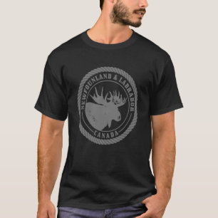 Newfoundland & Labrador Canada Moose  Natur T-shirt