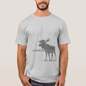 Newfoundland & Labrador Moose T-shirt (Voorkant)