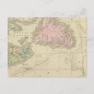Newfoundland, Nova Scotia en New Brunswick Briefkaart