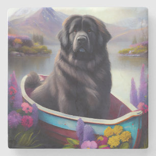 Newfoundland op een peddel: een Schilderachtig avo Stenen Onderzetter