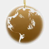Newfoundland Ornament Personalized Dog Decoration (Voorkant)