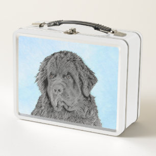 Newfoundland Painting - Cute Original Dog Art