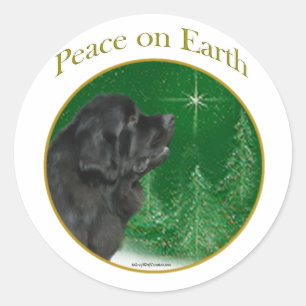 Newfoundland Peace Ronde Sticker