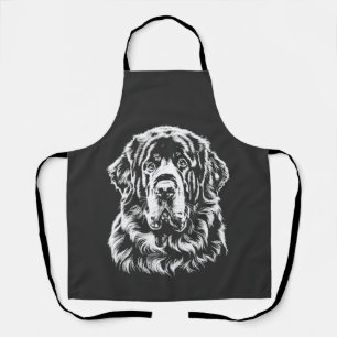 Newfoundland Portret Minimalistische Kleding Schort