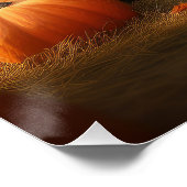 Newfoundland Puppy Herfst Delight Pompoen Perfect Poster (Hoek)