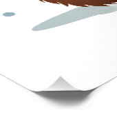 Newfoundland Santa Hat Perfect Poster (Hoek)