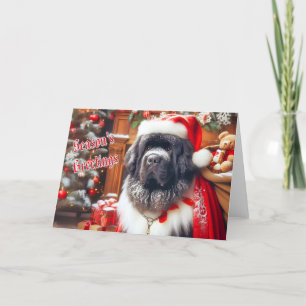 Newfoundland St Nicholas Christmas Kaart