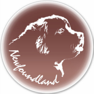 Newfoundland Sticker Custom Puppy Dog Decals