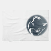 Newfoundland Towel Aangepaste Dog Tea Towel Theedoek (Horizontaal)