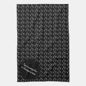 Newfoundland Towel Aangepaste Dog Tea Towel Theedoek (Verticaal)