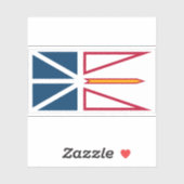 Newfoundland Vlaggen Grafisch Sticker (Vel)