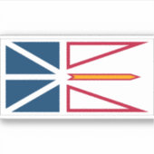 Newfoundland Vlaggen Grafisch Sticker (Voorkant)