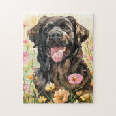 Newfoundland Watercolor Puzzle (Vertical)