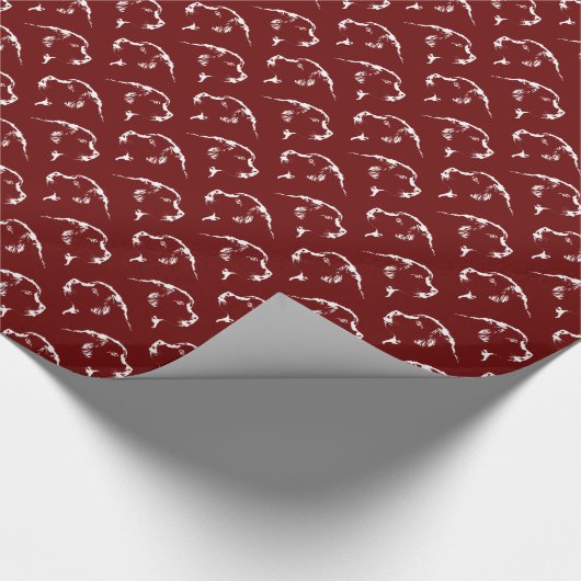 Newfoundland Wrapping Paper Newfoundland Pup Paper Cadeaupapier (Hoek)