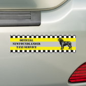 Newfoundlander Bumpersticker (Op auto)