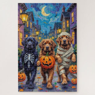 Newfoundlander Halloween Kostuums voor Trick-or-Tr Legpuzzel