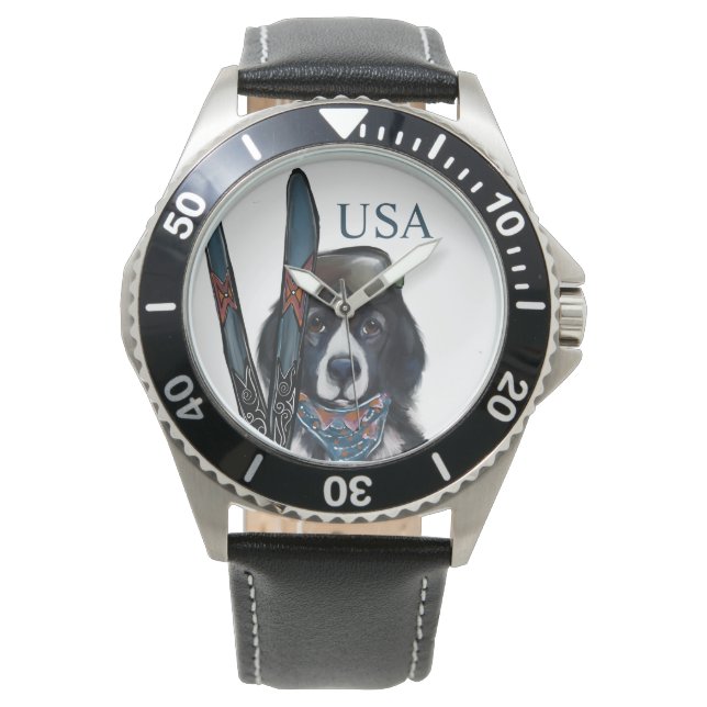 NEWFOUNDLANDER  HORLOGE (Voorkant)