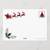 Newfoundlander Kerstkaart (Achterkant)