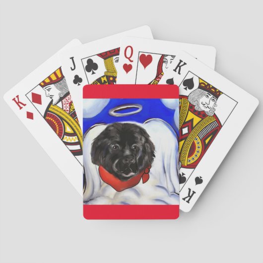 Newfoundlander Pokerkaarten (Achterkant)