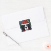 Newfoundlander Vierkante Sticker (Envelop)