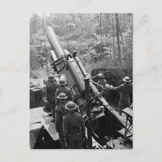 Newfoundlanders in oorlog briefkaart (Voorkant)