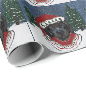 Newfoundlandhond cadeaupapier (Rol Hoek)