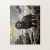 Newfoundlandhond Legpuzzel (Verticaal)